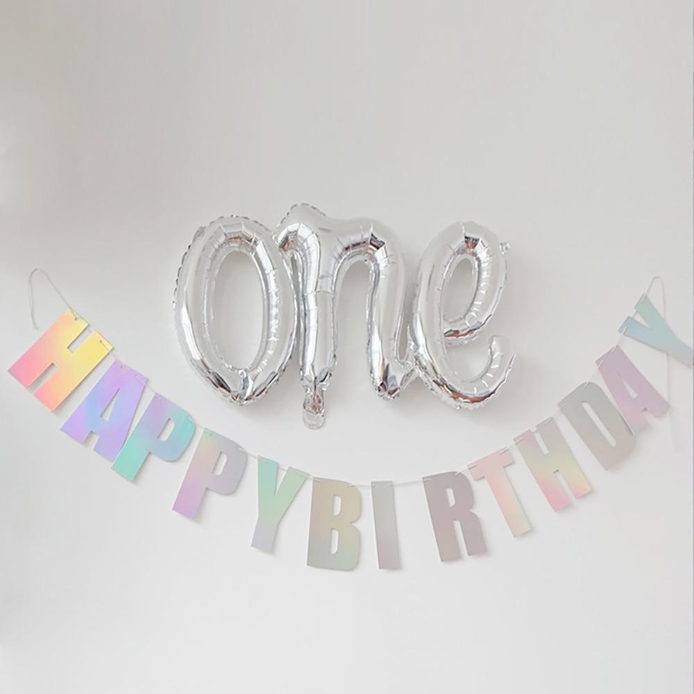 Большой размер золотые воздушные шары с надписью One, украшения для дня рождения, гелиевые шарики, Настенный декор, товары для дня рождения