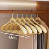Household Wide Shoulder Seamless Hanger Coat Hanger Flocking Anti-Shoulder Angle Non-Slip Hanging Clothes Rack Wardrobe Storage Clothes Support