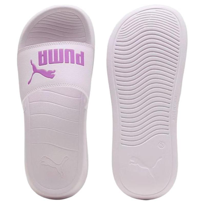Puma Popcat 20 Унисекс Мягкий Комфорт Нескользящие Спортивные Шлепанцы на Одной Ленте Фиолетовые 372279-44