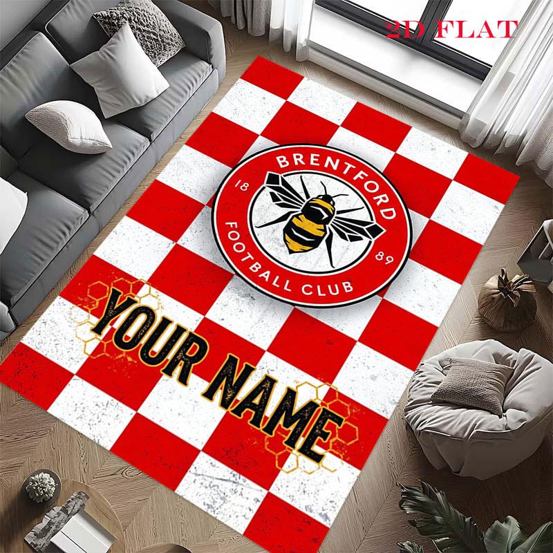 Custom Brentford Carpet Rug for Living Room Bedroom Home Sofa Decoration,Kids play Nonslip Floor Mat