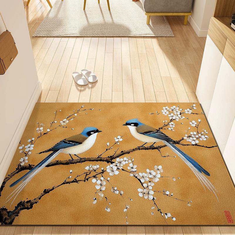 Входная дверь, коврик для пола, коврик для крыльца, домашняя спальня, китайский грязеотталкивающий ковер, постельное белье, можно резать, коврик для ног