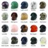 1Pc Natural Stone Carved Skull Natural Crystal Crafts Ornaments Halloween Ghost Festival Decorations Jewelry Furnishings Supplies Gifts 25x20x18 Mm