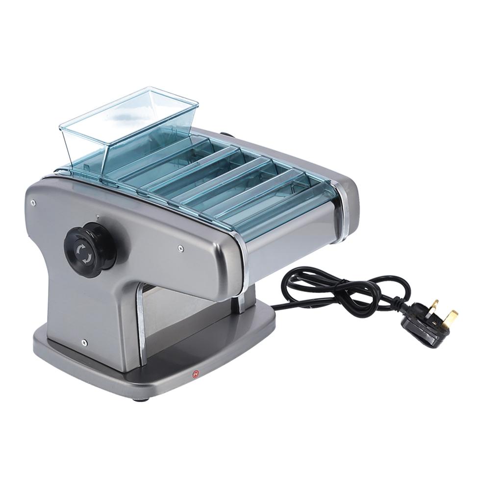 4Blades Electric Pasta Noodle Maker Stainless Steel FullAuto Dough Rolling Machine
