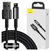 Baseus Tungsten Gold USB To Lightning Cable, 2.4A, 2M (Black)