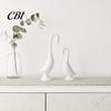 Creative Home Accent 2Pcs 3D Printed Swan Figurine, Artistic Sculpture with Stable Base, Decorative Showcase Decoration Double Ornaments, Minimalist