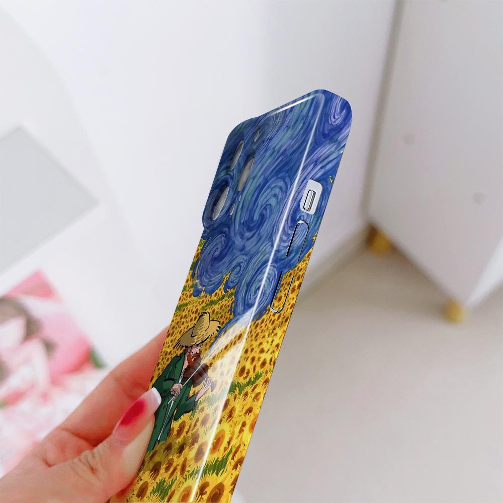 Все включено Чехол для телефона с пленкой Мультяшный модный дизайн Жесткий чехол Полная защита Защитный чехол для камеры для Samsung Xiaomi Poco Redmi Infinix Tecno