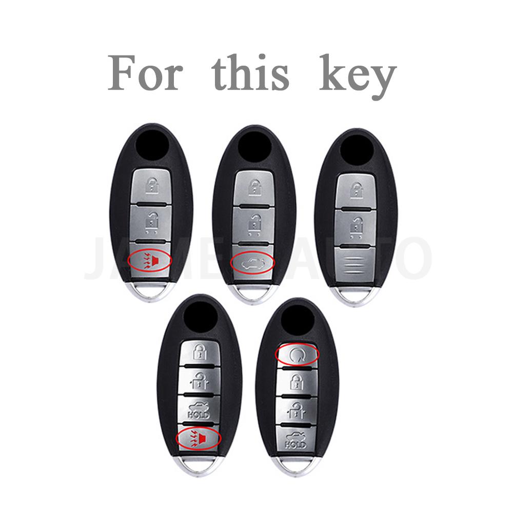 Прозрачный чехол для автомобильного ключа для Nissan Qashqai J10 J11 X-Trail T31 T32 Juke Kicks Tiida Pathfinder Note для Infiniti