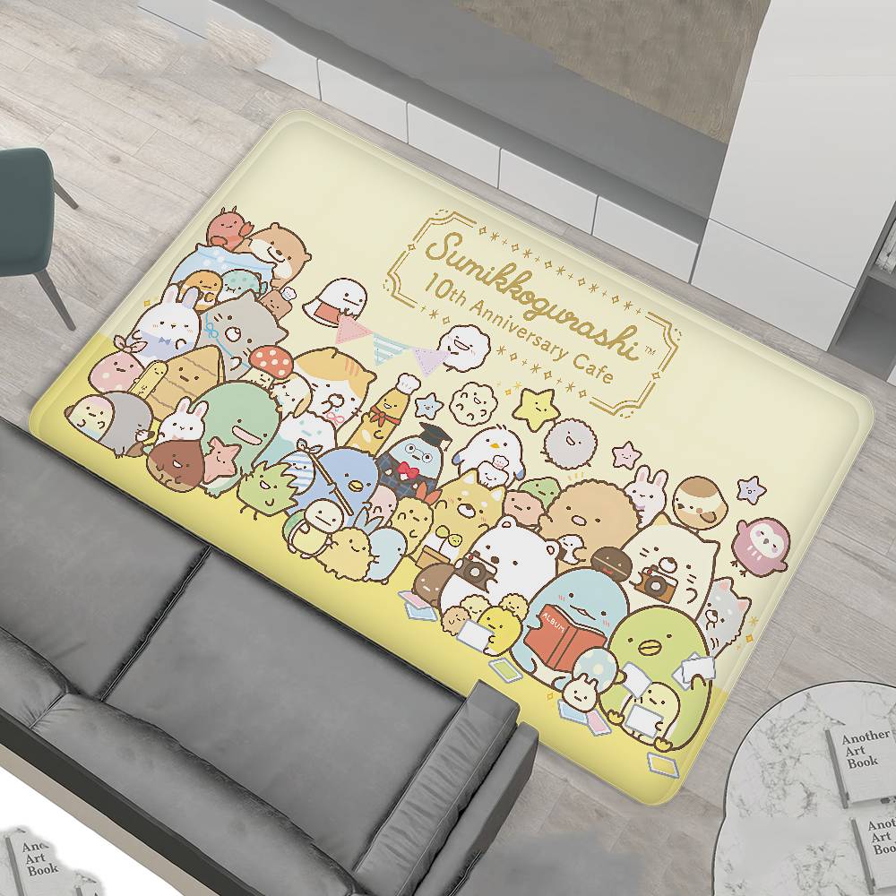 Cartoon Sumikko Gurashi Kitchen Mat Kids Room Bedroom Decoration Balcony Anti-Slip Doormat Living Room Alfombra