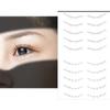 Наклейки для татуировок нижних ресниц, имитация натуральных водонепроницаемых одноразовых накладок для татуировок нижних ресниц, ленивый инструмент для макияжа