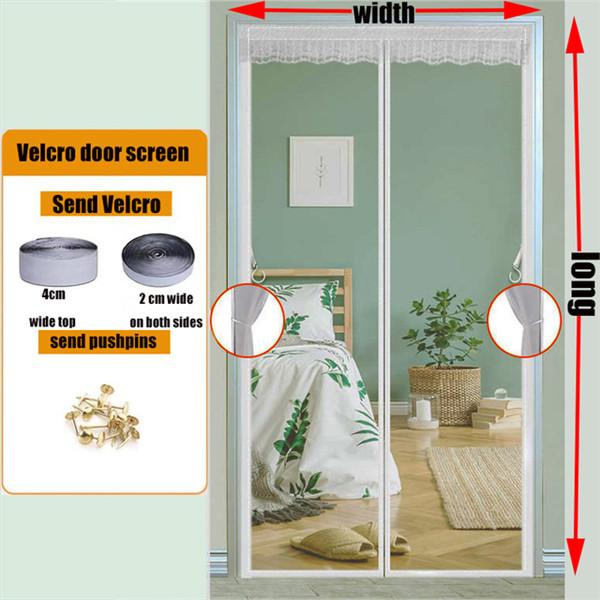 2022 New Anti Mosquito Nets Curtains for Doors Summer Anti Fly Bug Insect Magnetic Automatic Closing Screen Strong Magnetic Door Curtain