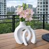 2 pieces/pair Removable Imitation Ceramic Vase Minimalist Vase Set Flower Vases  Office