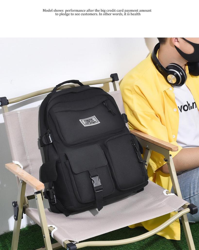 Школьный рюкзак для девочек в корейском стиле: Простой, модный, вместительный рюкзак для учеников младших и старших классов средней школы.