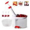 Novelty Cherry Pitter Seed Remover Stone Picker Nuclear Corer With Container Creative Vegetable Tool