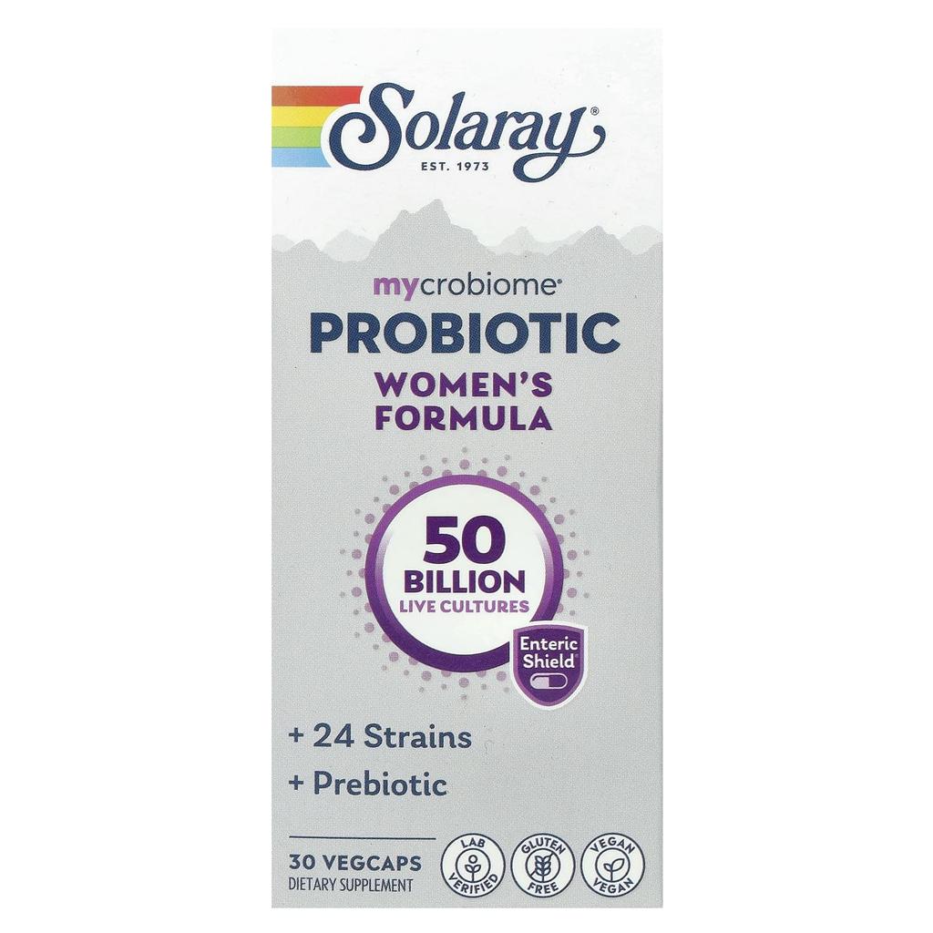 Mycrobiome Probiotic, Women's Formula, 5 Billion, 30 Enteric Coated Veggie Caps