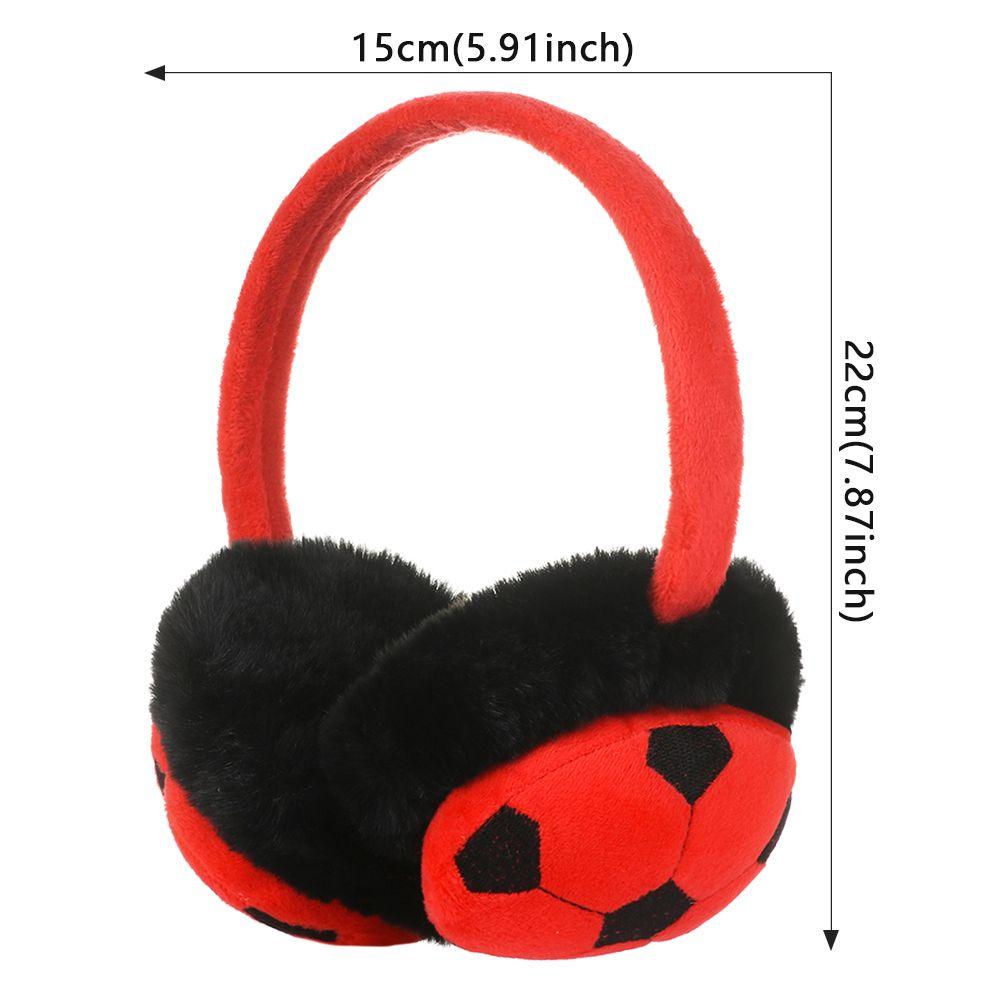 Мальчики И Девочки Футбол Вышитые Детские Наушники Чехол На Уши Повязка На Голову Плюшевые