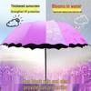 Rain or Shine: Color-Changing Three-Fold UV-Protective Umbrella