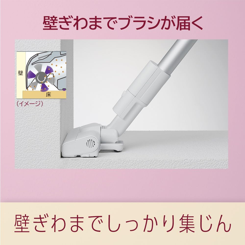 Пылесос Panasonic беспроводной легкий Stick Cyclone белый MC-SB33J-W