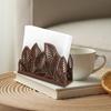Decorative Napkin Holder Tissue Rack Leaf Shaped Easy To Install Countertop Free Standing