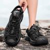 Sandals Men's 2025 New Summer Non-slip and Wear-resistant Mesh Hollow Sandals Outdoor Mountaineering Sports and Leisure Beach Shoes