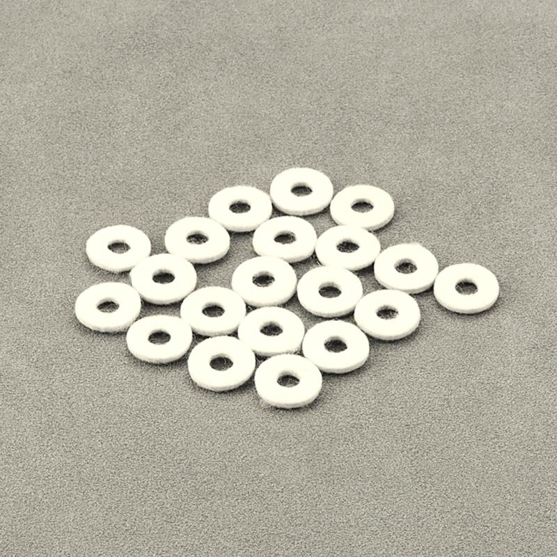 Комплект из 20 войлочных шайб для труб, амортизирующих шайб, пробковых прокладок для клапанов, запасных частей.