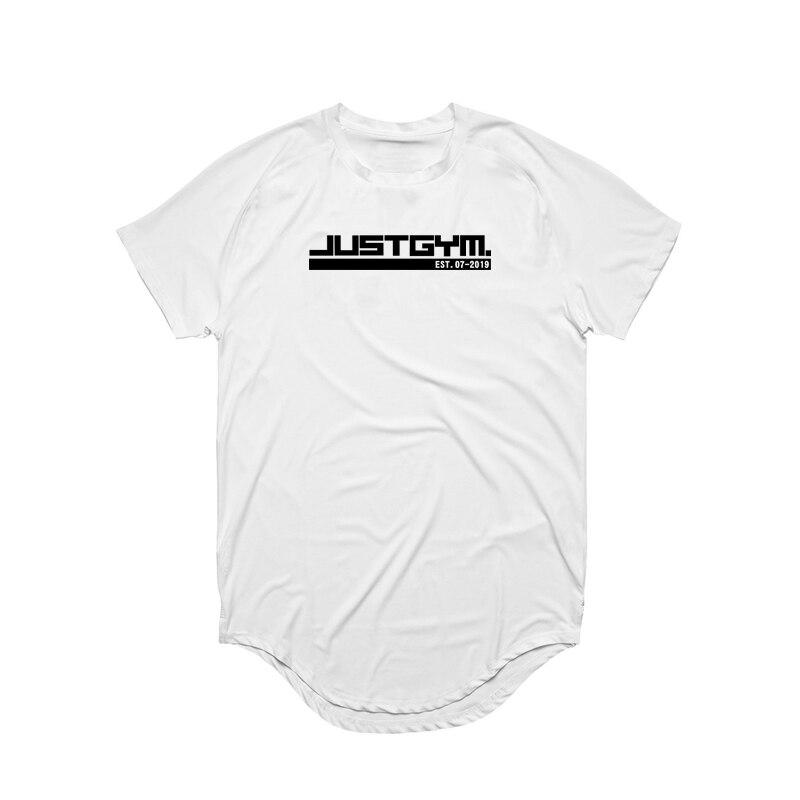 Muscleguys в европейском и американском стиле, спортивная повседневная футболка, однотонный мужской топ для фитнеса с круглым вырезом и короткими рукавами