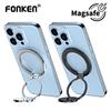 FONKEN MagSafe Phone Magnetic Finger Ring Holder for iPhone 13 14 15 Adhesive Phone Stand Grip Mount Smartphone Accessories