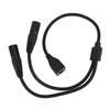 Dual XLR 3Pin Male To RJ45 Female Adapter Cable XLR To RJ45 Y Splitter Cable for DMX CON Controller