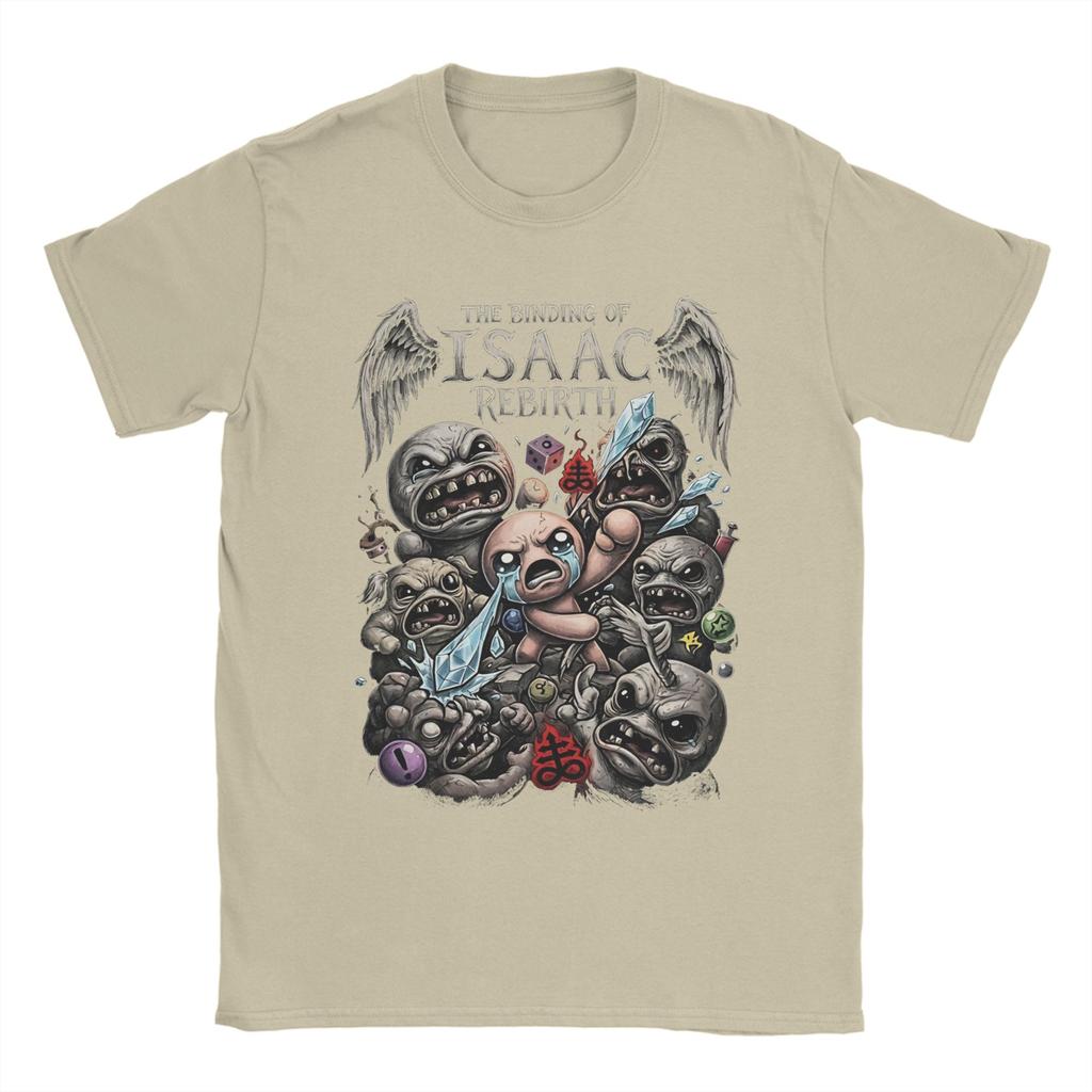The Binding of Isaac Pixel Cotton T Shirt For Unisex Summer  Vintage T Shirts Crewneck Hippie Tees Big Size Hot Sale Clothing