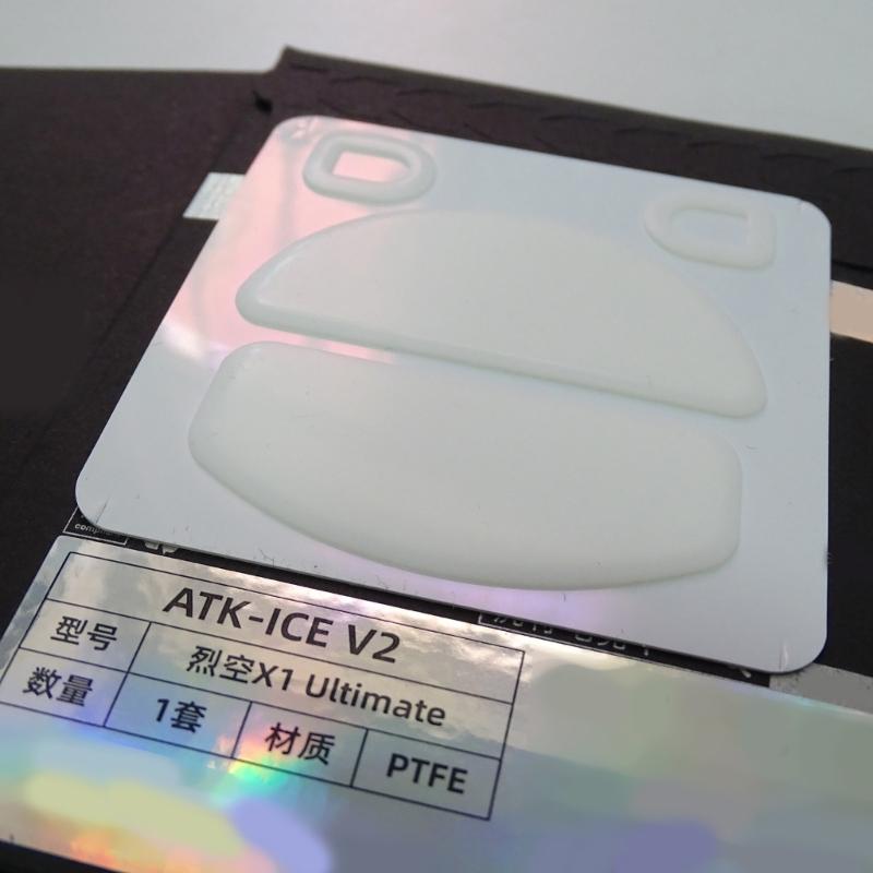 Esportstiger Ice Mouse Skates Stickers Mouse Feet Pad Round Glides Curveds Edges for ATK X1 Mouse
