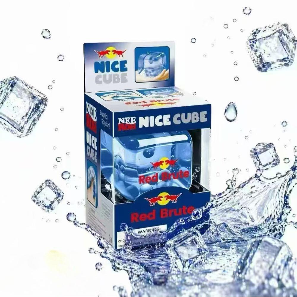 Needoh Nice Cube Сенсорный Сниматель Стресса Игрушка-Фиджет Для Тревоги и Концентрации Настольный Сенсорный Куб Для Взрослых и Детей