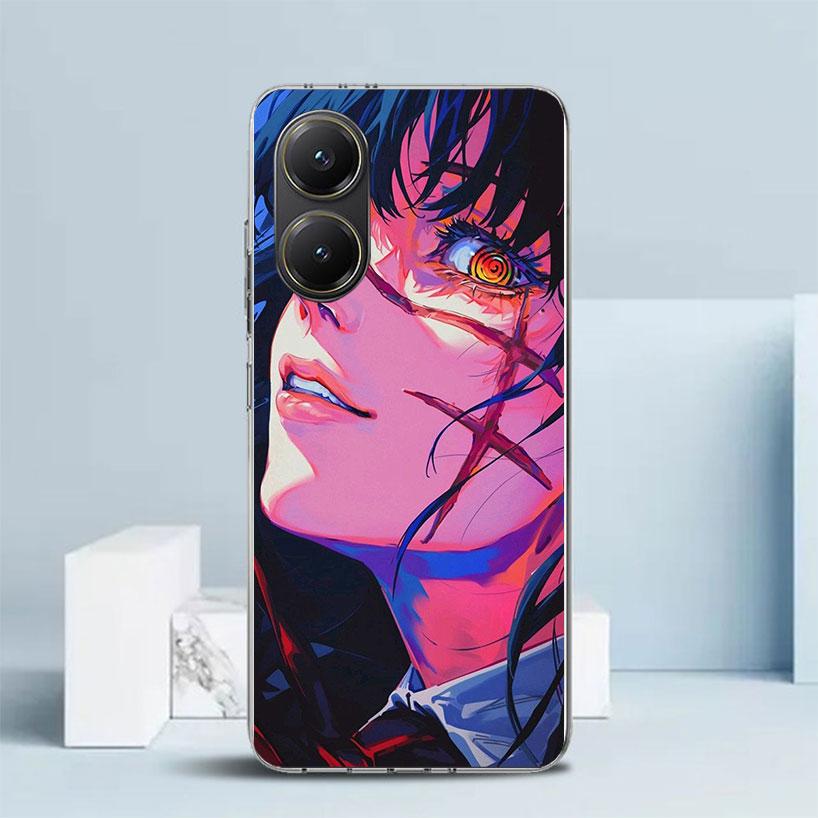 C-Chainsaw Mans Yoru War Devil Phone Case For Xiaomi Poco F7 Ultra X5 X6 X7 Pro M7 Redmi 15C 15 13C 13 12C 12 10C 10 10A 9 9C 9A