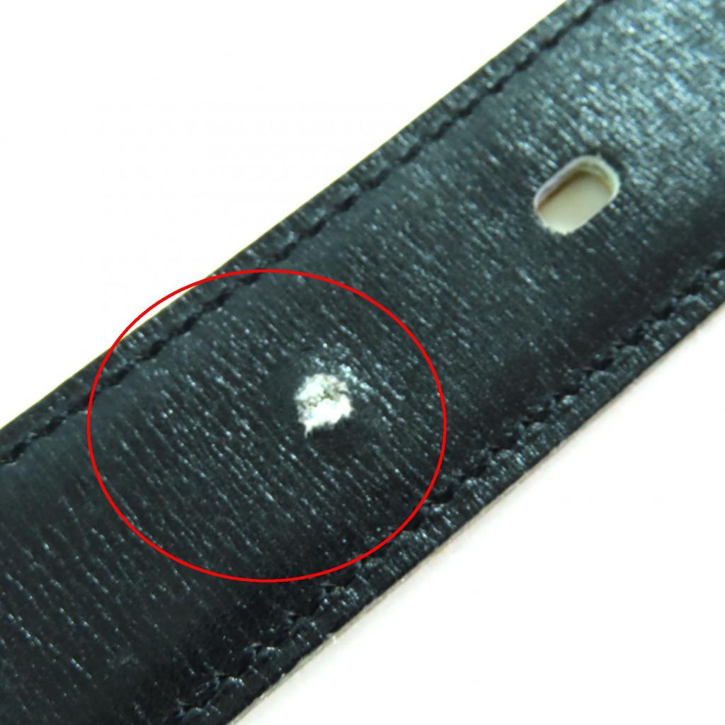 Очень хороший ремень HERMES Черный коричневый кожа Женский Б/у