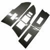 4Pcs Carbon Fiber Door Window Switch Panel Trim Fit For Toyota Corolla 2014-18