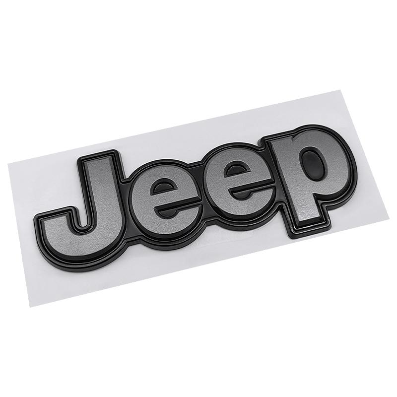 15.8CM ABS Auto Side Body Trunk Emblem Badge Sticker for Jeep Wrangler Grand Cherokee Compass Renegade Patriot Rubicon Liberty AMW1