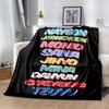 TWICE Flannel Blanket Soft All-Season Throw, Design for Camping, Car Travel, Hiking Sofa, Bed, Office Perfect Gift for Parties