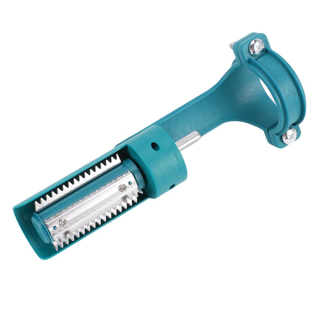 Рыба Насадка для электродрели 6 рядов зубчатых зубьев Утолщенная нержавеющая сталь Зажим Средство для удаления рыбной чешуи