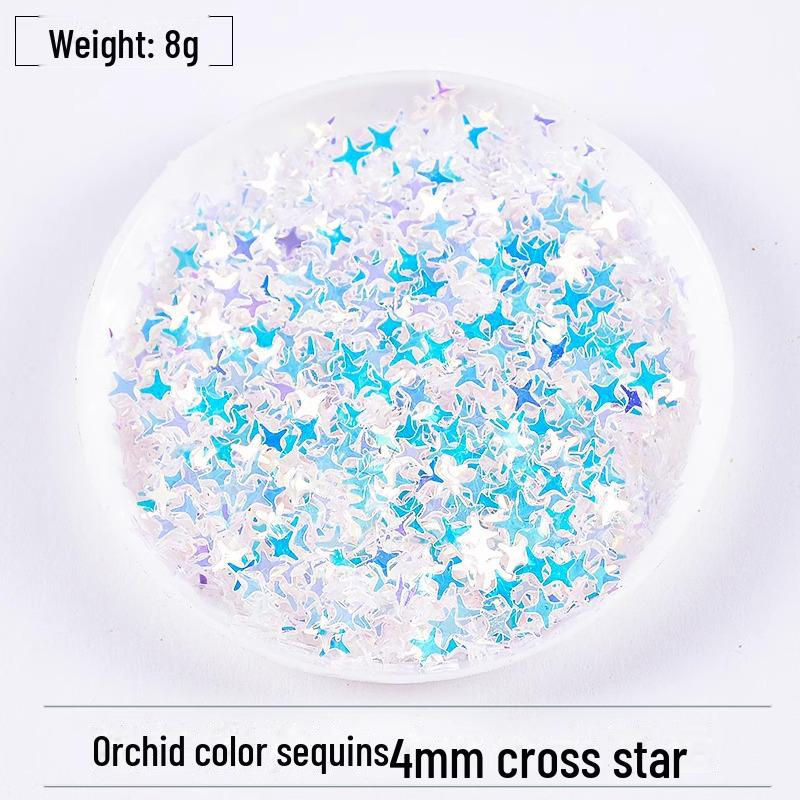 Dreamy Summer Glitter Mix: Hexagonal Sequins, Laser, and Fine Glitter In DIY Hemp Material.