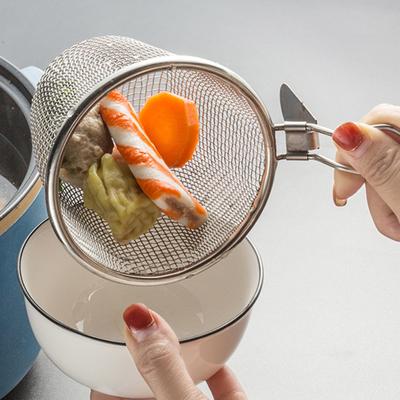 Практичная корзина для жарки во фритюре большой емкости, широкое применение, корзина из нержавеющей стали для горячей жарки, корзина для бытовых принадлежностей, корзина-ситечко