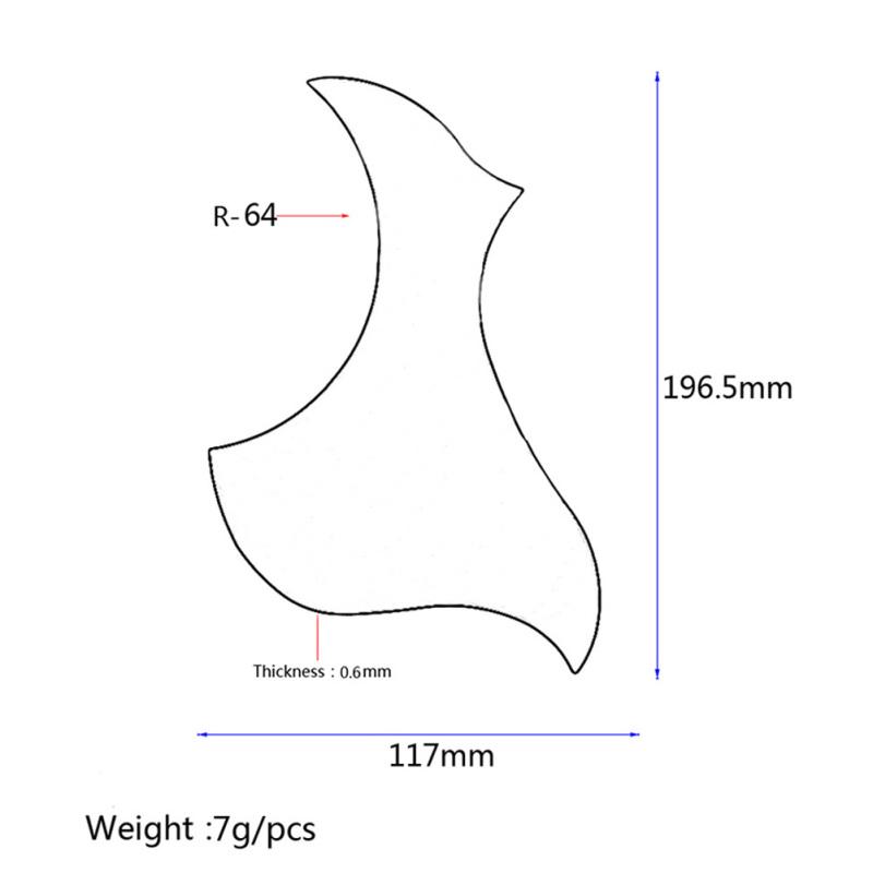 Универсальная накладка на акустическую гитару Folk Pickguard с рисунком Love Bird, наклейка на гитару 40-41 дюйм