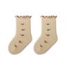 Infant Kids Girl Cotton Socks Baby Ruffles Vintage Floor Socks 0-5Y Baby Children Socks For Princess Cute Socks Flower