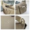 Unisex Water-Repellent Multi-Pocket Nylon Crossbody Bag