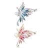 Elegant Crystal Butterfly Brooch Pin Elegant Clothing Jewelry Sparkling Crystals Brooch Suitable for Fashionable Women