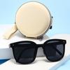 Складные Солнцезащитные Очки Летние Модные Унисекс Солнцезащитные Очки Портативный Дизайн для Путешествий на Открытом Воздухе Уличная Одежда Аксессуары