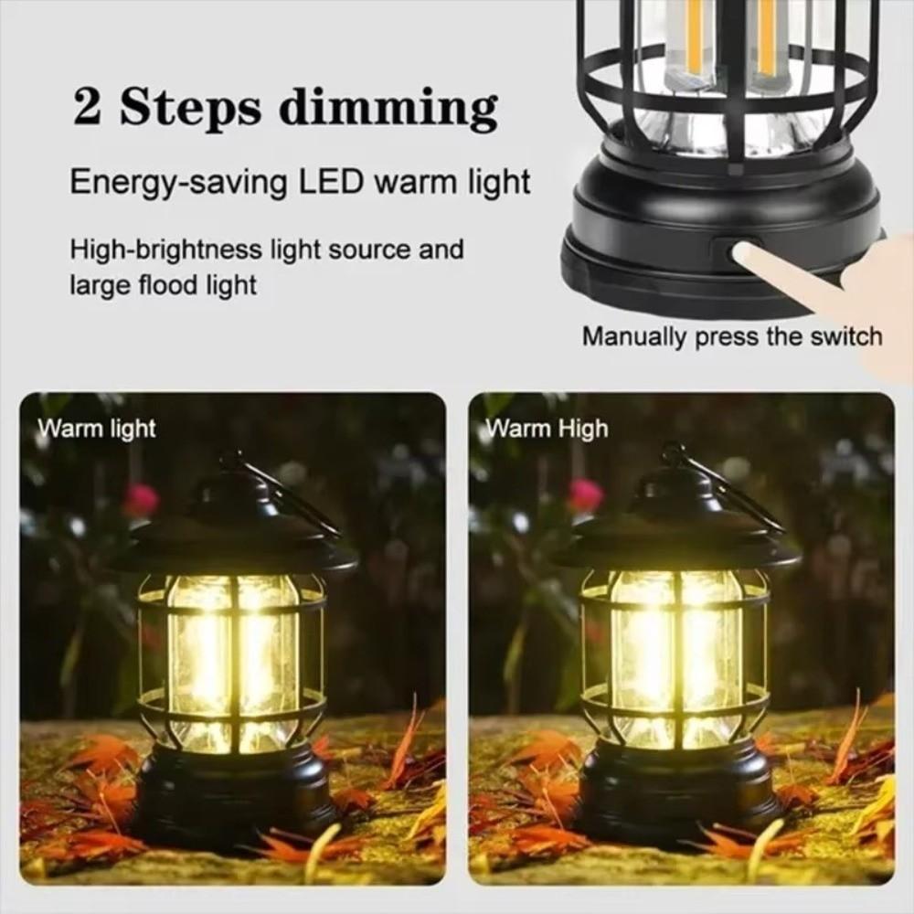USB Rechargeable Solar Camping Lantern Waterproof Solar Emergency Lamp  Outdoor