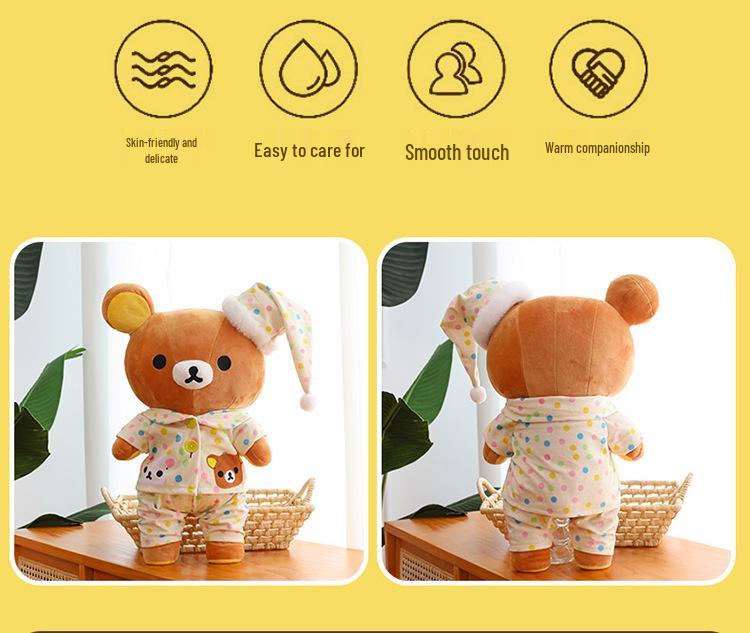 Плюшевая игрушка-пижама Rilakkuma для сна - Съемная милая кукла, подарок для женщин