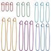 18 Pcs Yarn Stitch Holders – Knitting Stitch Holders, Cable Needles, Colorful Aluminum Crochet Stitch Markers for Sewing & Crocheting Supplies