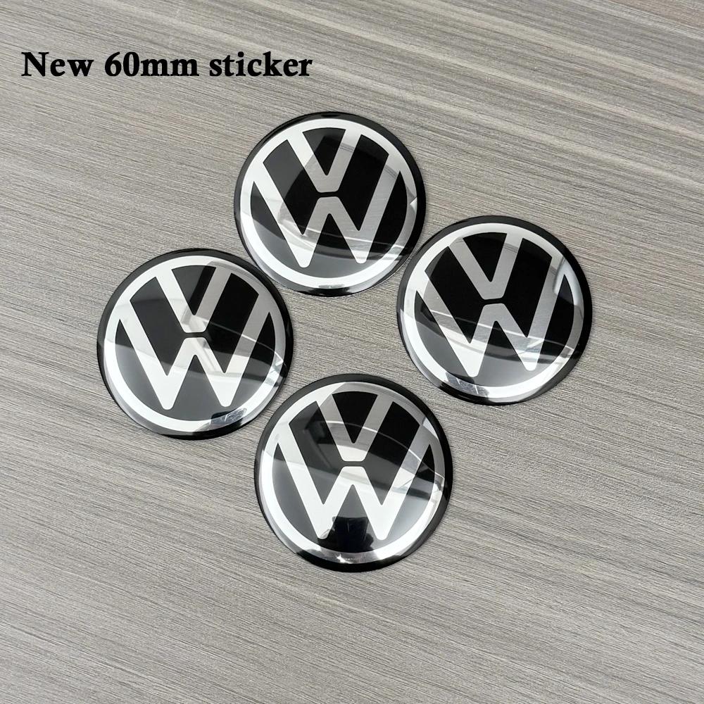 Volkswagen 4pcs 56mm 60mm 65mm Automotive Wheel Hub Center Cover Replacement Parts Suitable for CC Sagitar, Magotan, Jetta Polo ZOPQR1