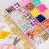 Soft Pottery Pieces Soft Pottery String Rice Beads Letter Beads Fruit Soft Pottery Loose Beads Bracelet Necklace Diy Set