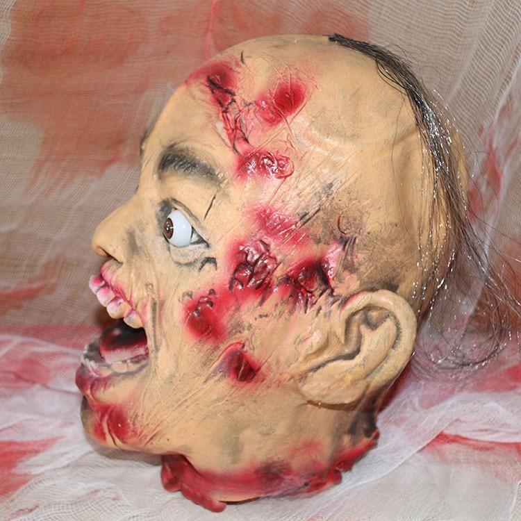 Латексный Ужас Сухой Труп Висящая Голова Для Хэллоуина Пасхи И Тематических Мероприятий