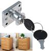 Desk Drawer Lock Wardrobe Cabinet Furniture Cam Locks Keys Office Desk Security